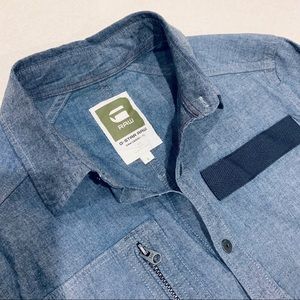 G-Star Raw Cargo Line Denim Look Shirt
